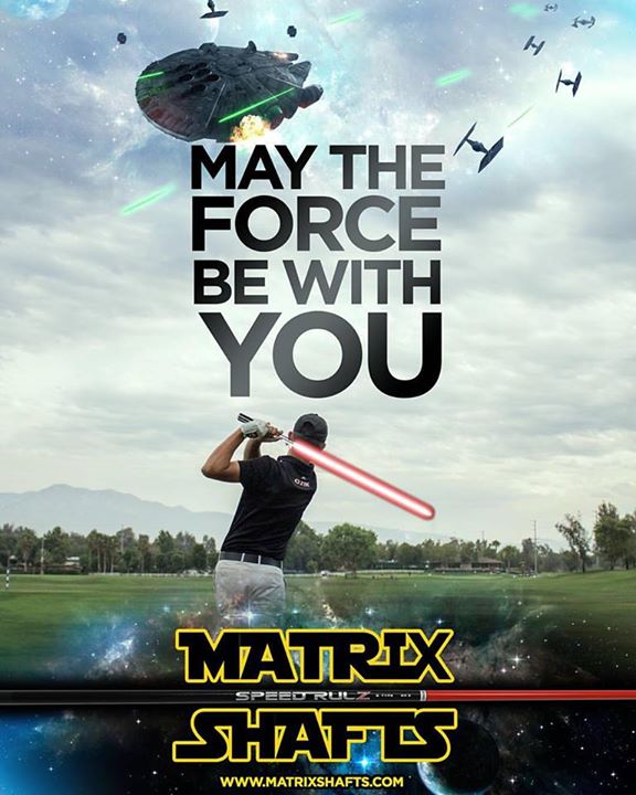 To those attending opening day, may the force be with you #starwars #matrixshafts #golfers #golfaddicts #starwarsaddict #theforceawakens #golfislife